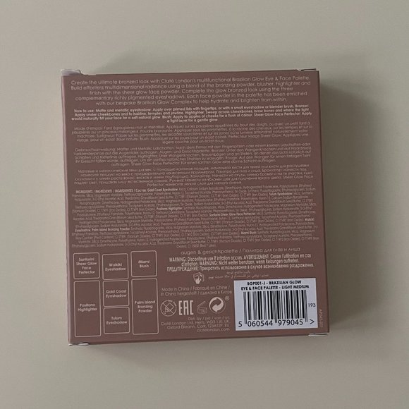 Ciate London Brazilian Glow Eye & Face Palette Eyeshadow Blush Bronze New - Picture 4 of 5